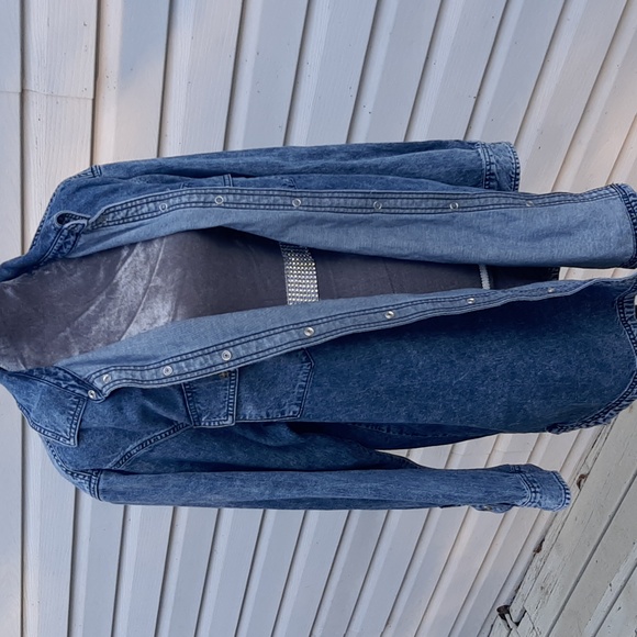 American Eagle Outfitters EUC Denim Label Shirt Size XXL - Picture 3 of 13